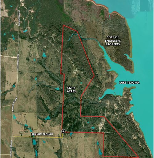 432 Acres Slickum Slough Road, Whitesboro, TX, 76273 | Card Image