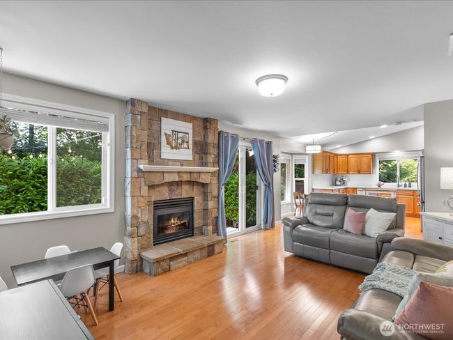 Custom stone gas fireplace | Image 14
