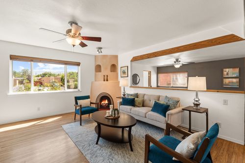 110 Camino De Las Crucitas, Santa Fe, NM, 87501-1566 | Card Image