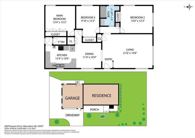 300 Pleasant Dr, House other with 3 bedrooms, 2 bathrooms and null parking in Waunakee WI | Image 27