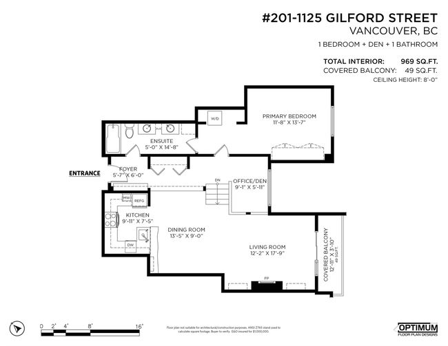 201 - 1125 Gilford St, Condo with 1 bedrooms, 1 bathrooms and 1 parking in Vancouver BC | Image 27