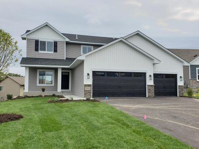 The Avalon 2 story offers 3 bedrooms up, 3 baths and 1813 square feet finished with a 3 car garage located on a full basement walkout culdesac lot. | Image 1