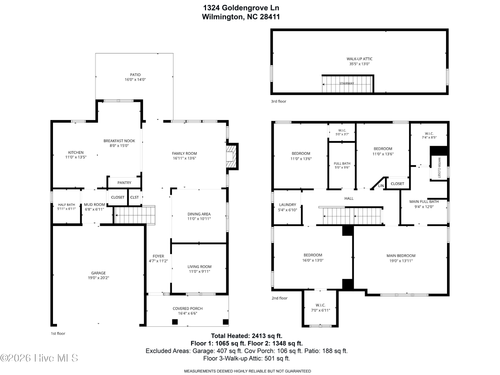 1324 Goldengrove Ln, Wilmington, NC, 28411-1502 | Card Image