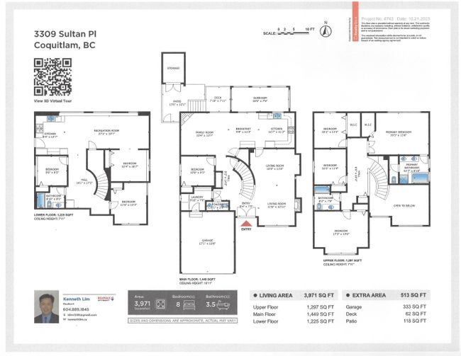 3309 Sultan Place, House other with 7 bedrooms, 3 bathrooms and 5 parking in Coquitlam BC | Image 31