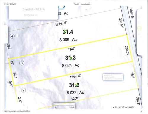 Lot 3 Town Hill Rd, Sandisfield, MA, 01255 | Card Image