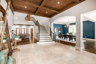 FOYER WITH WOOD COFFERED CEILING | Image 3