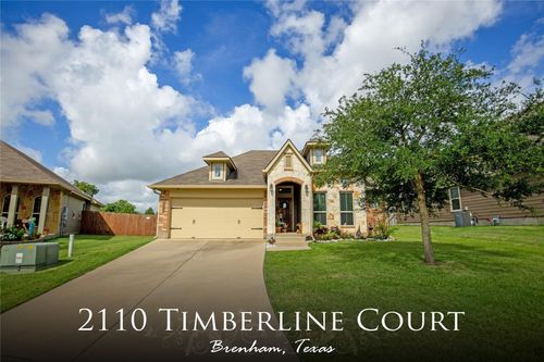 2110 Timberline Ct, Brenham, TX, 77833-5182 | Card Image