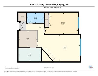 305 - 333 Garry Cres Ne, Condo with 1 bedrooms, 1 bathrooms and 1 parking in Calgary AB | Image 3