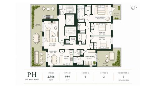 penthouse-244 E 52nd Street, New York City, NY, 10022 | Card Image