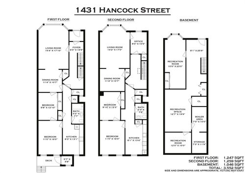 1431 Hancock St, Brooklyn, NY, 11237-6106 | Card Image