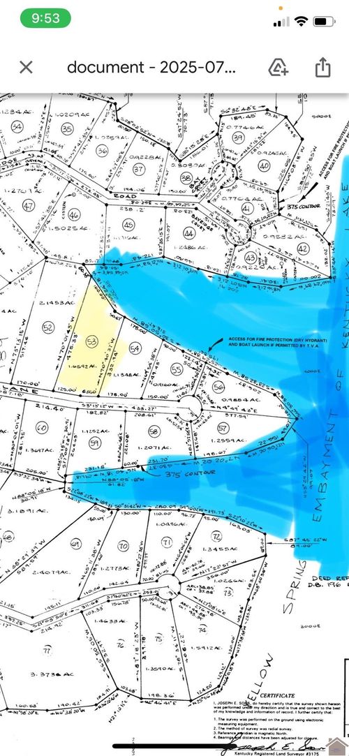 Lot 53 Baypoint Ln, New Concord, KY, 42076 | Card Image