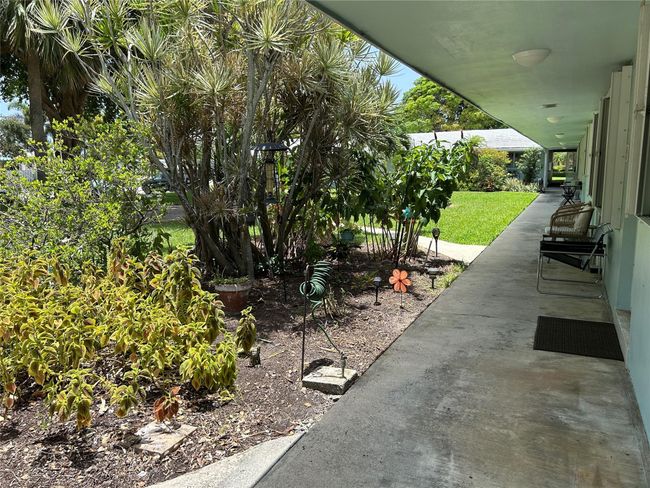 LUSH GARDEN AREA IN FRONT OF APARTMENT | Image 5
