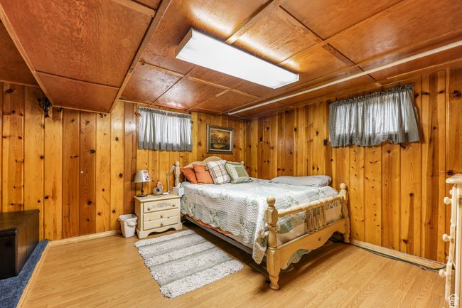 Log Cabin Themed Basement Bedroom | Image 14