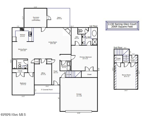 1130 Spring Glen Ct, Leland, NC, 28451-9119 | Card Image