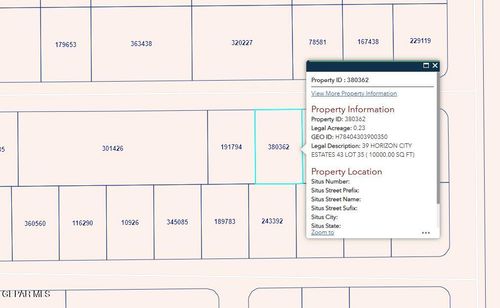 PN-380362 Horizon Point Cir, Horizon City, TX, 79928 | Card Image
