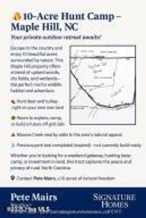 000 Hwy 50, Maple Hill, NC, 28454 | Card Image