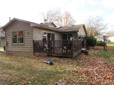 Back of property featuring a wooden deck | Image 3