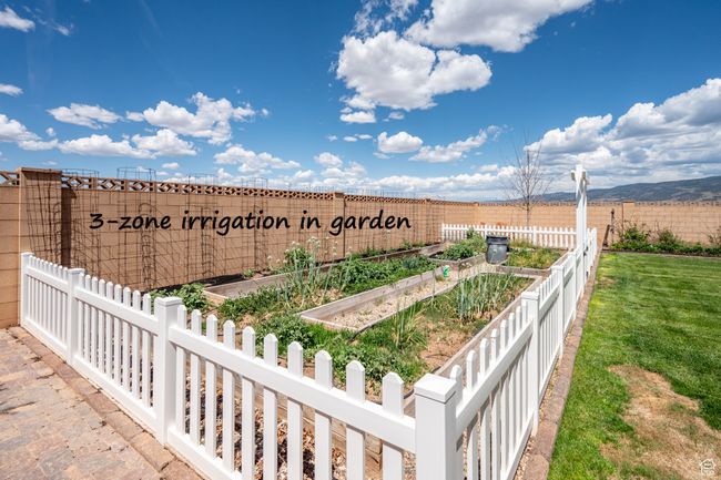 View of yard with a garden | Image 93