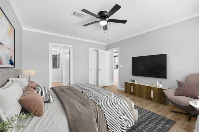 Primary bedroom, virtually staged | Image 10