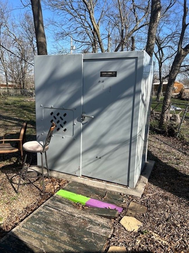 Steel Storm Shelter on concrete pad. | Image 26
