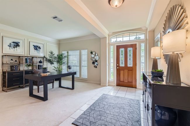 Front living being used as an office | Image 6
