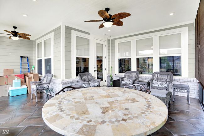 Another view of the sunroom showing how large the space is | Image 23