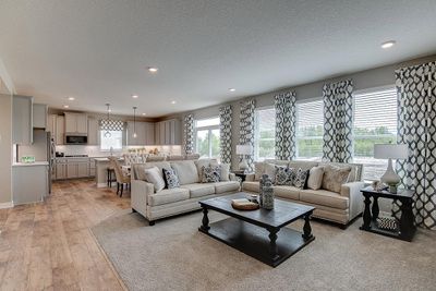 Available for flexible move-in! Our beautiful and spacious Jordan floorplan on a full basement homesite, offering 5 BD/3 BA, and 3794 sq ft. Finish the LL bedroom and bath and have 6 BD/4 BA, and a generous 4, 072 total finished square feet! | Image 1