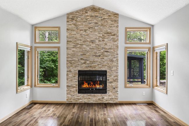 Fireplace with backyard views! | Image 5