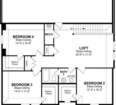 Beazer Homes Stark Farms Ranier plan | Image 3