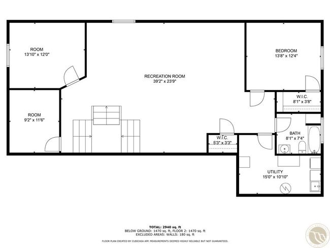 Downstairs floorplan - estimated dimensions | Image 36