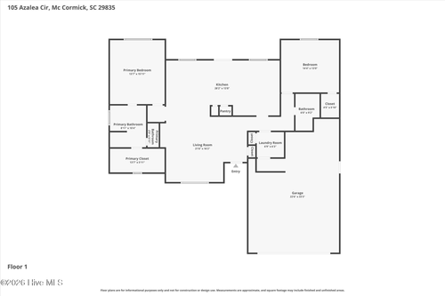 105 Azalea Circle, Mccormick, SC, 29835 | Card Image