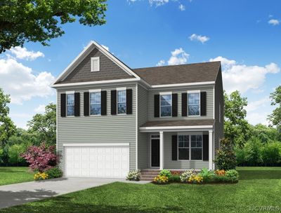 Enjoy living in the Castleton community, adjacent to the Virginia Capitol Trail! The Drexel is a two-story, four-bedroom, two-and-a-half-bath-home with a front-load garage. | Image 1