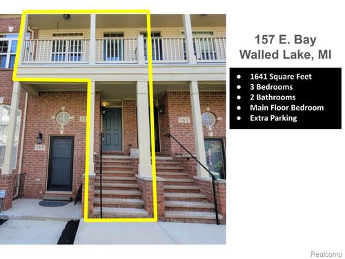 157 E Bay Dr, Walled Lake, MI, 48390-3526 | Card Image