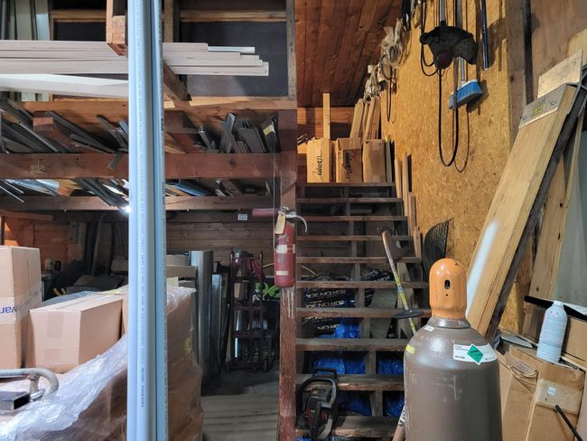 Stairs to Loft area storage | Image 10