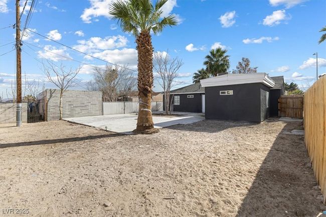 View of yard with a fenced backyard | Image 27