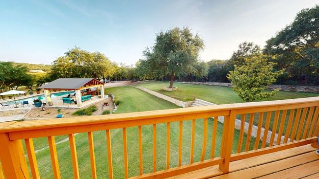 View from casita upper deck. Automatic sprinkler system in the manicured portions of lawn (front and back). Terraced lawns and patios | Image 30