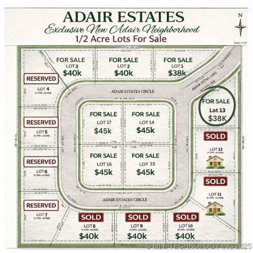 598 Adair Estates Cir, Adair, OK, 74330-5003 | Card Image