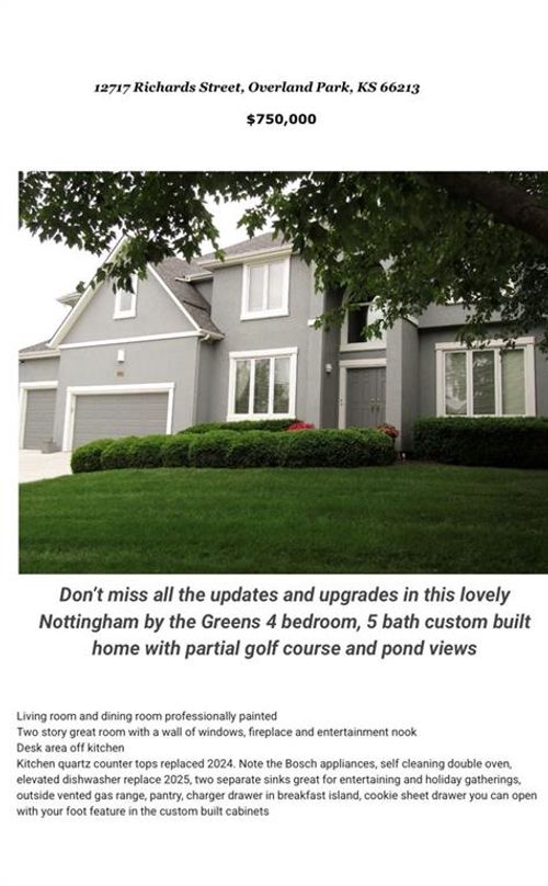 12717 Richards St, Overland Park, KS, 66213-2468 | Card Image