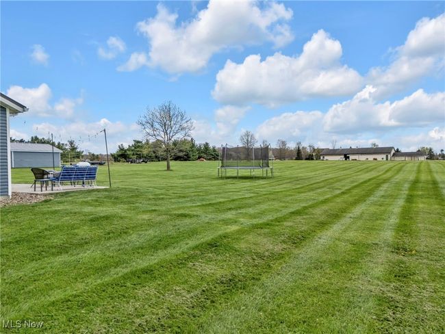 View of yard with a trampoline | Image 37