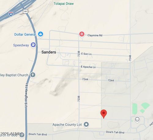 lot-266-XX Arizona Park Estates Unit I --, Sanders, AZ, 86512 | Card Image