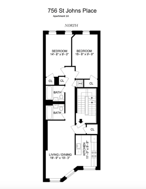 parlor-756 St Johns Place, New York City, NY, 11216 | Card Image