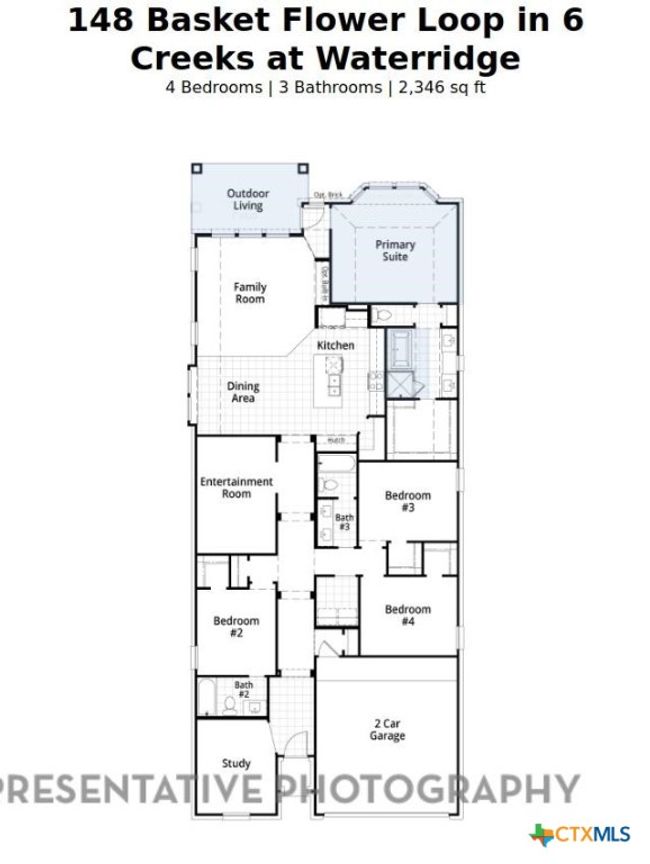 148 Basket Flower Loop, House other with 4 bedrooms, 3 bathrooms and null parking in Kyle TX | Image 4