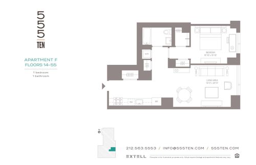 45f-555 10th Ave, New York, NY, 10018-0673 | Card Image