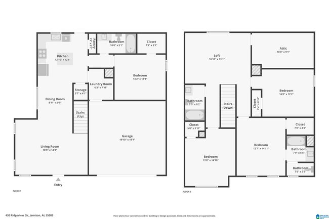 400 Ridgeview Cir, House other with 3 bedrooms, 2 bathrooms and null parking in JEMISON AL | Image 43