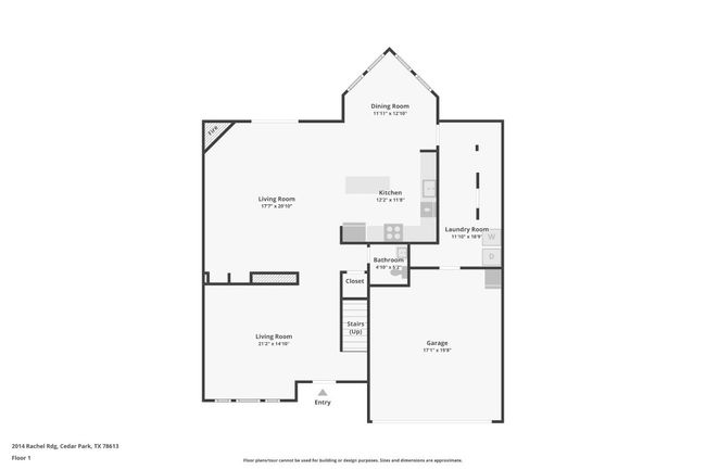 2014 Rachel Rdg, House other with 3 bedrooms, 3 bathrooms and 2 parking in Cedar Park TX | Image 18