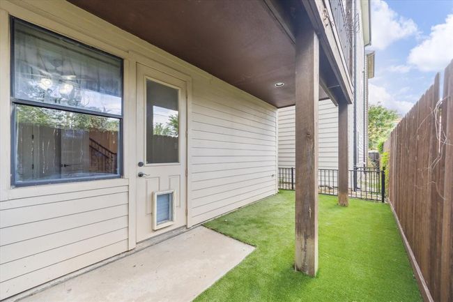 Great turfed outdoor space. Large fence for privacy. | Image 27