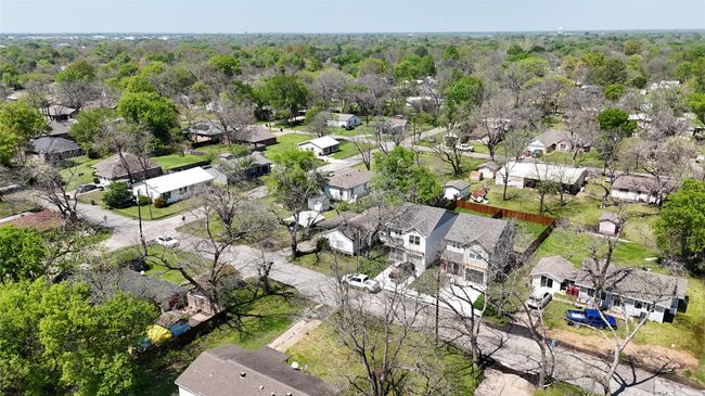 Birds eye view of property with a forest view and a residential view | Image 8