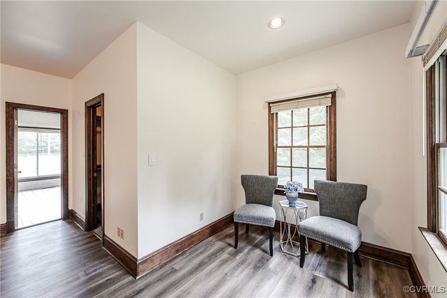 Sitting room featuring wood finished floors, baseboards, and recessed lighting | Image 20