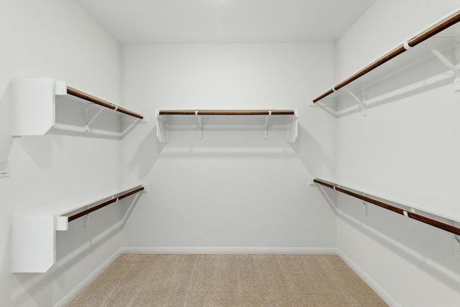 Spacious closet featuring light carpet | Image 20