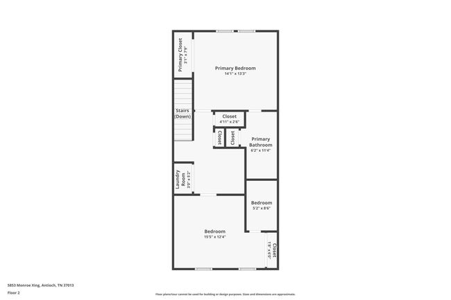 5853 Monroe Xing, Townhouse with 2 bedrooms, 3 bathrooms and 2 parking in Antioch TN | Image 31